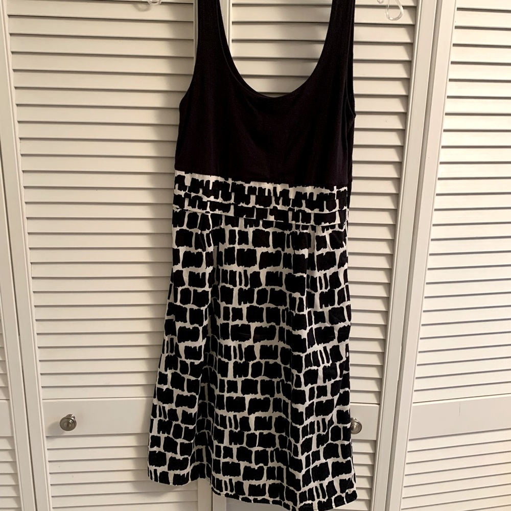 Black and White Boden Tank Dress - 4